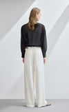 High Waist Pleated Wide Leg Pants