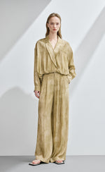 Printed Wide Leg Pants