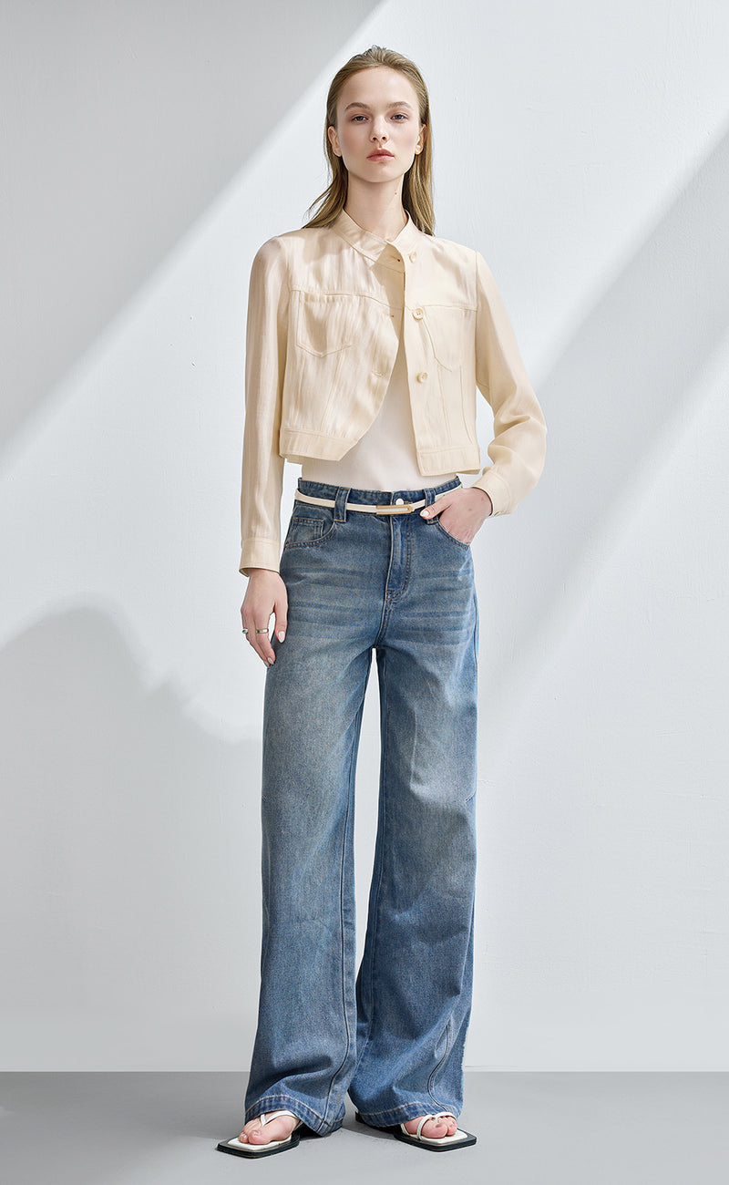 High Waist Wide Leg Jeans