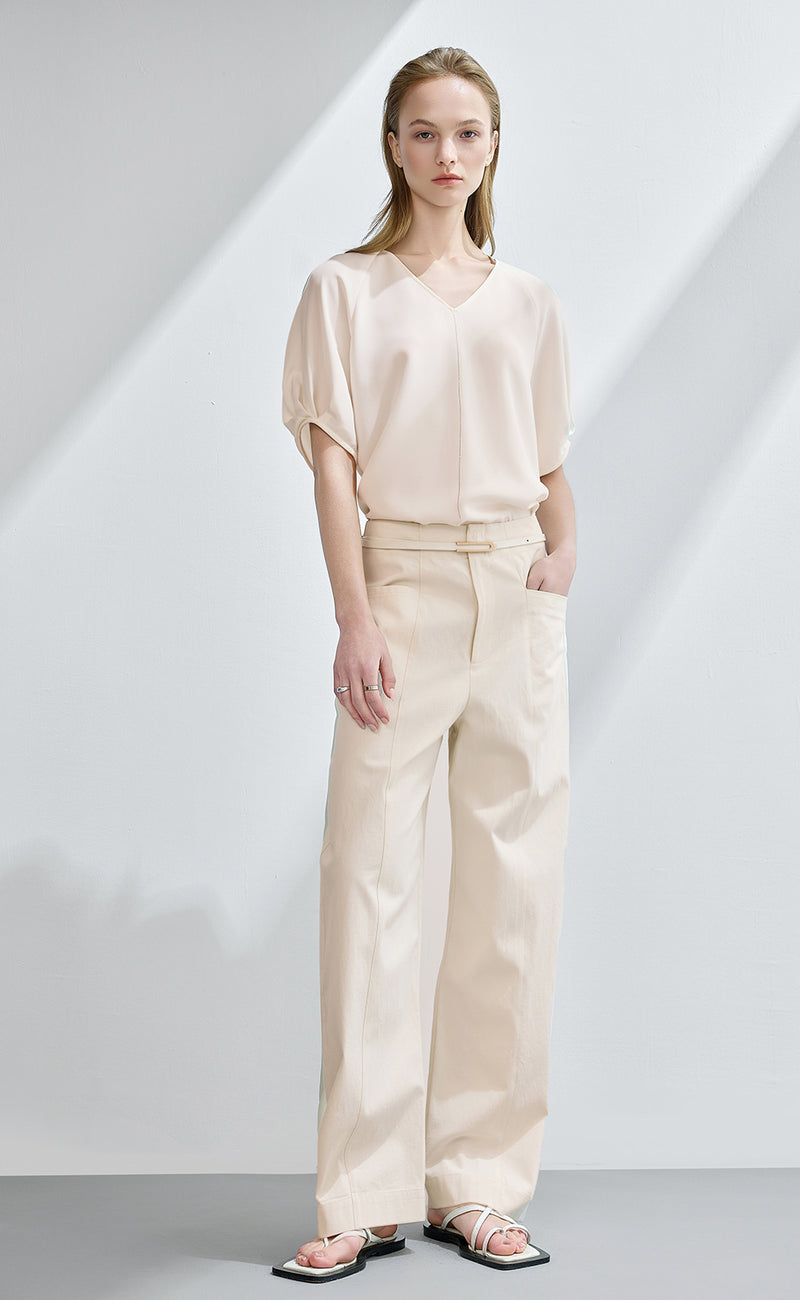 Side Pocket Wide Leg Pants