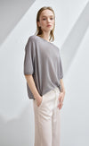 1/2 Sleeve Sequine Knit Top