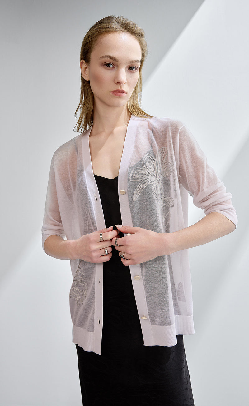 Embroidery Cardigan