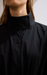 Mock Neck Belted Dress