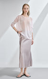 Satin Midi Skirt