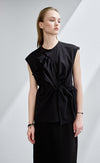 Twist Waist Sleeveless Top