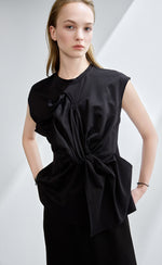 Twist Waist Sleeveless Top