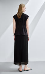 Twist Waist Sleeveless Top