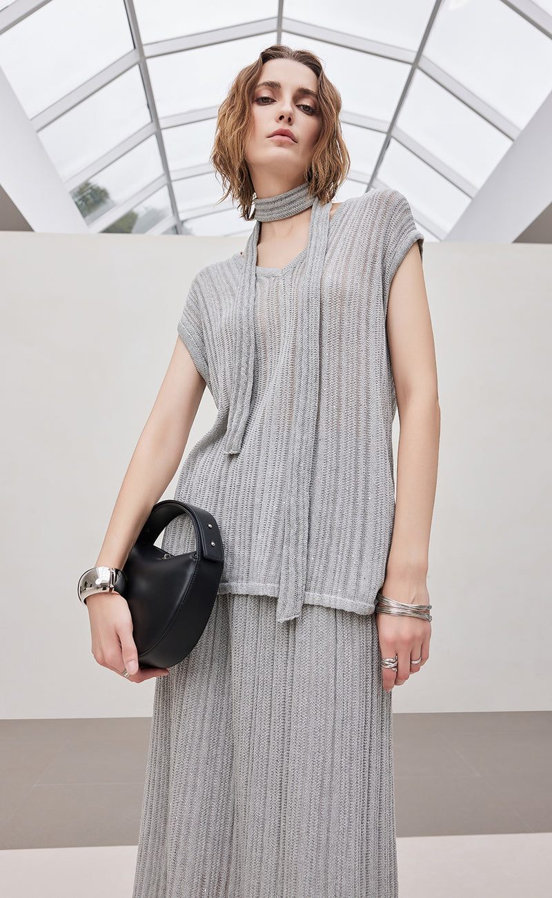 Scarf Texture Tunic