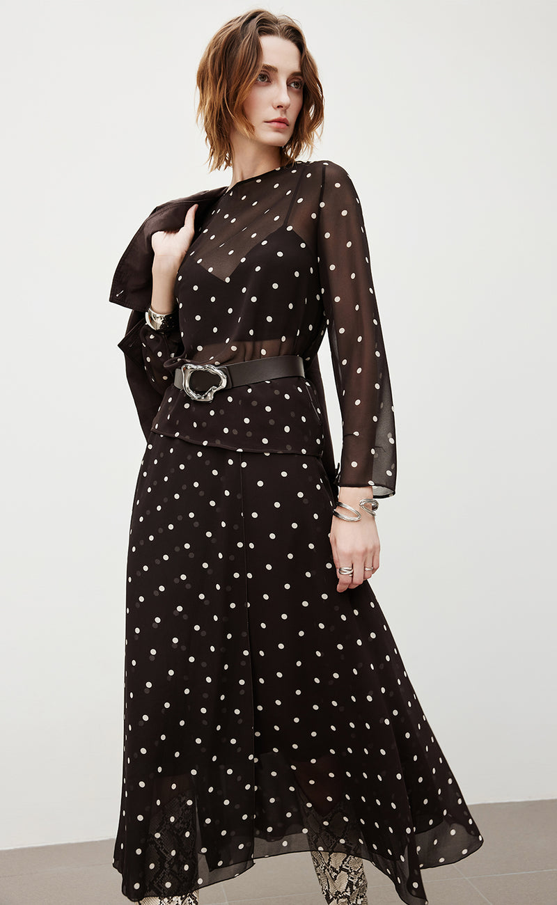 Polk Dot Skirt