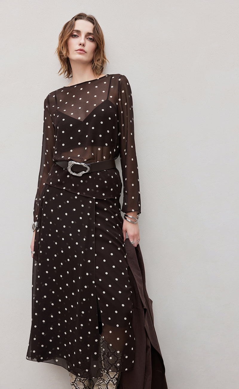 Polk Dot Skirt