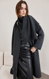 Scarf Long Wool Coat