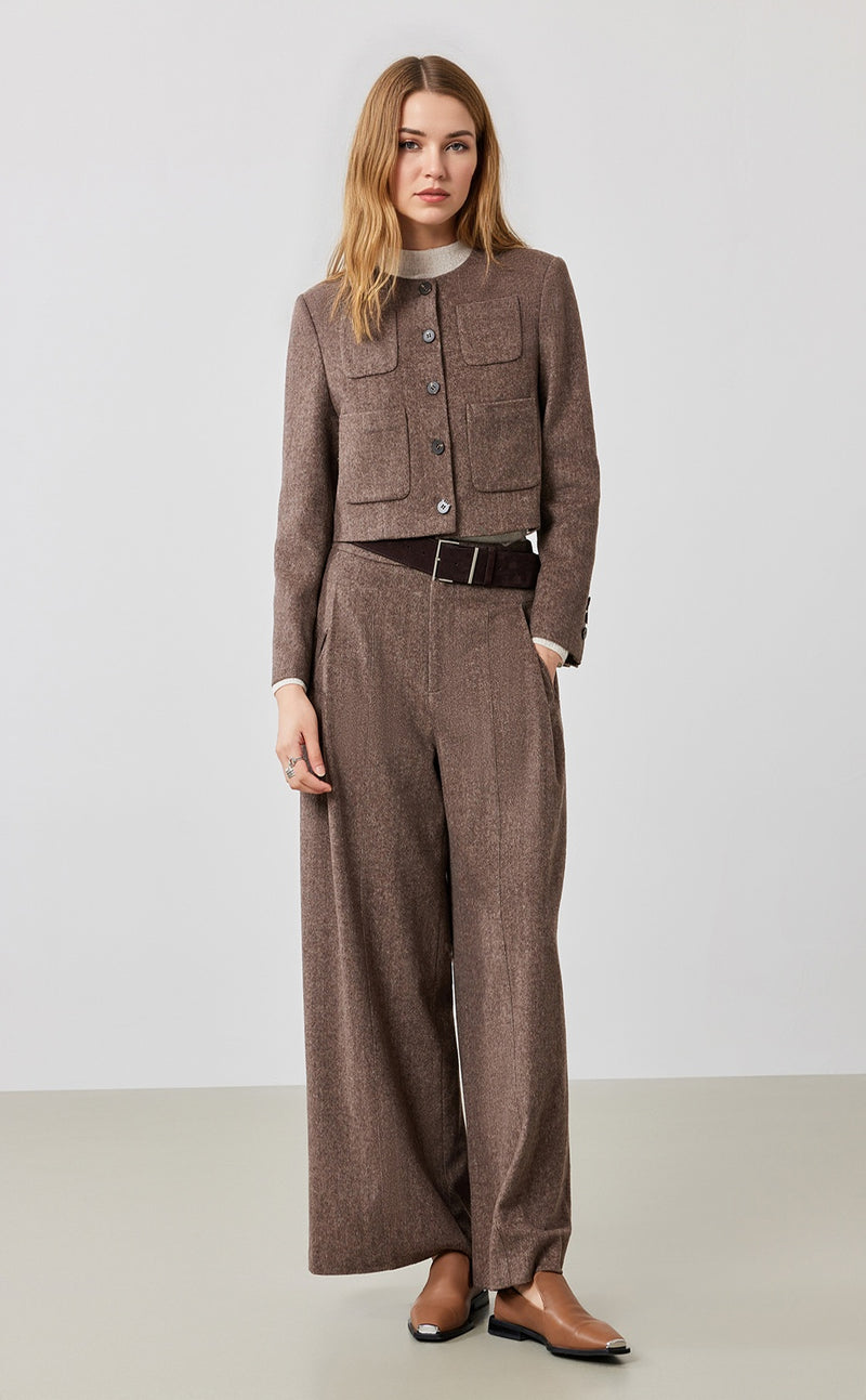 Crop Wool Jacket