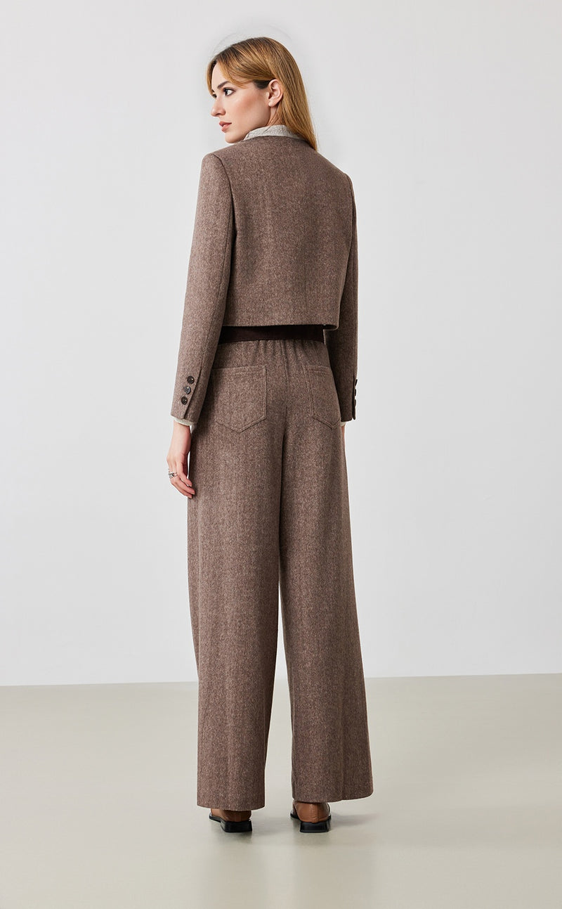 Crop Wool Jacket