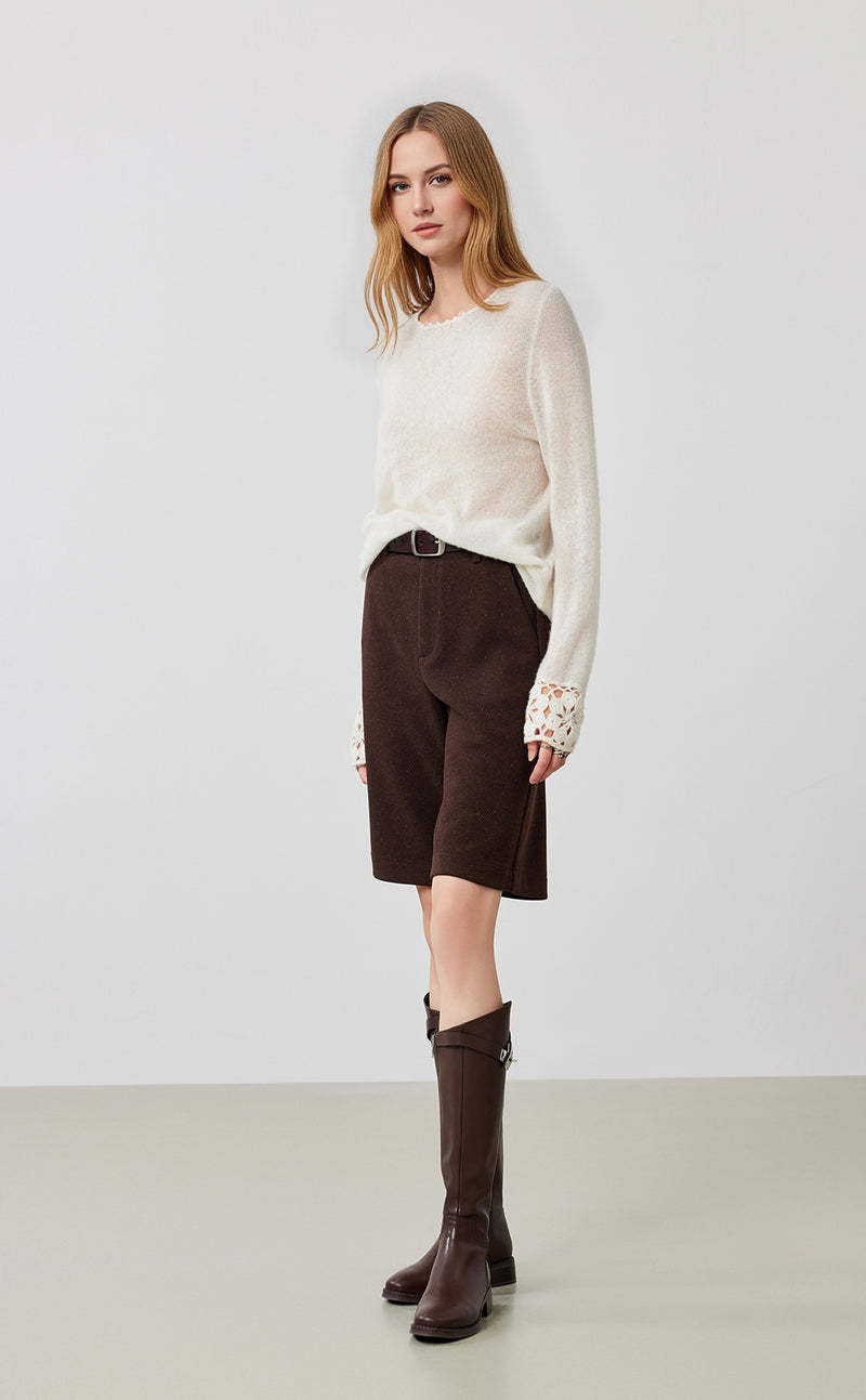 Crochet Cuff Sweater