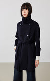 Belted Double Breast Coat