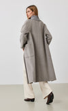Double Collar Wool Coat