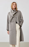 Scarf Long Wool Coat