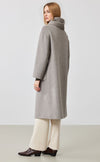Scarf Long Wool Coat