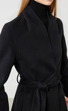 Classic Belted Long Wool Coat
