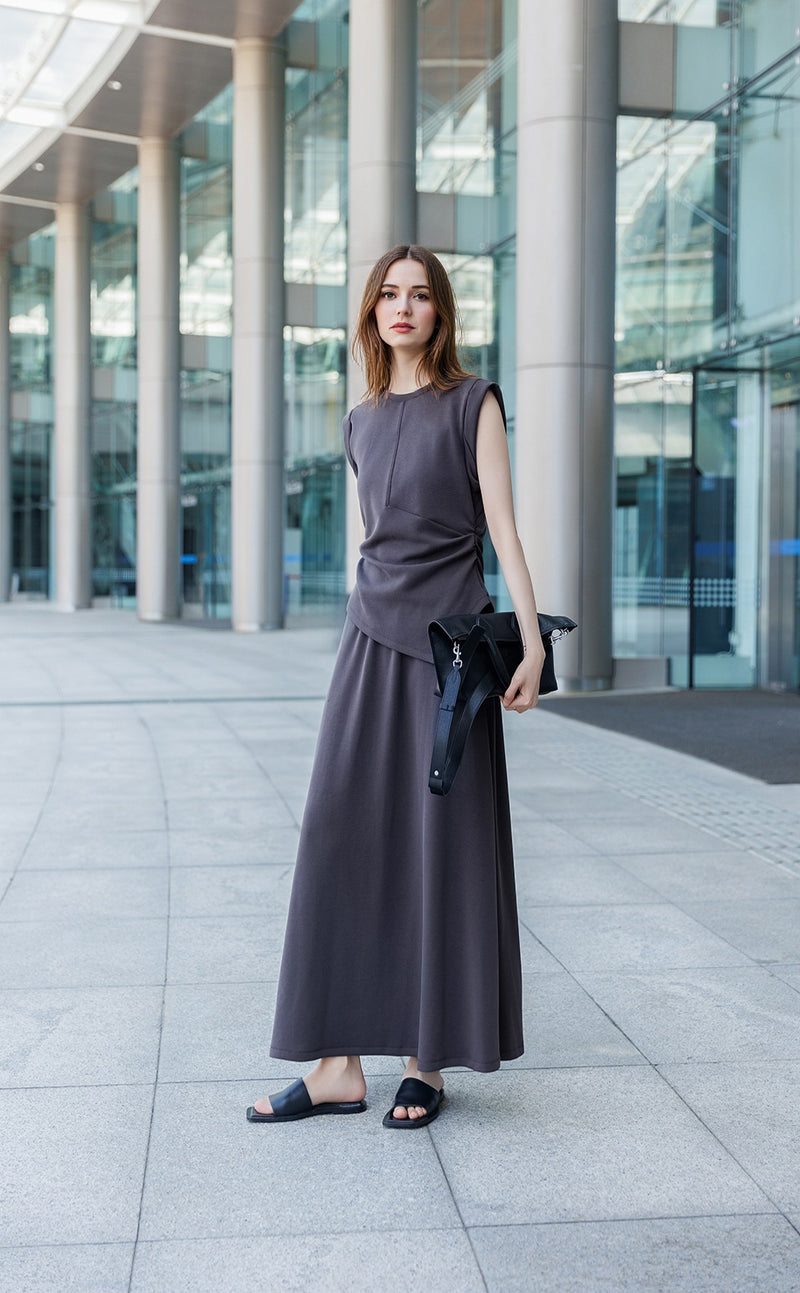 Sweat Midi Skirt