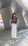 Tie Neck Knit Top