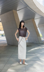 Tie Neck Knit Top