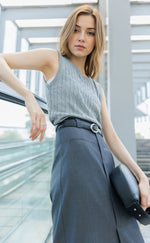 Cable Knit Vest