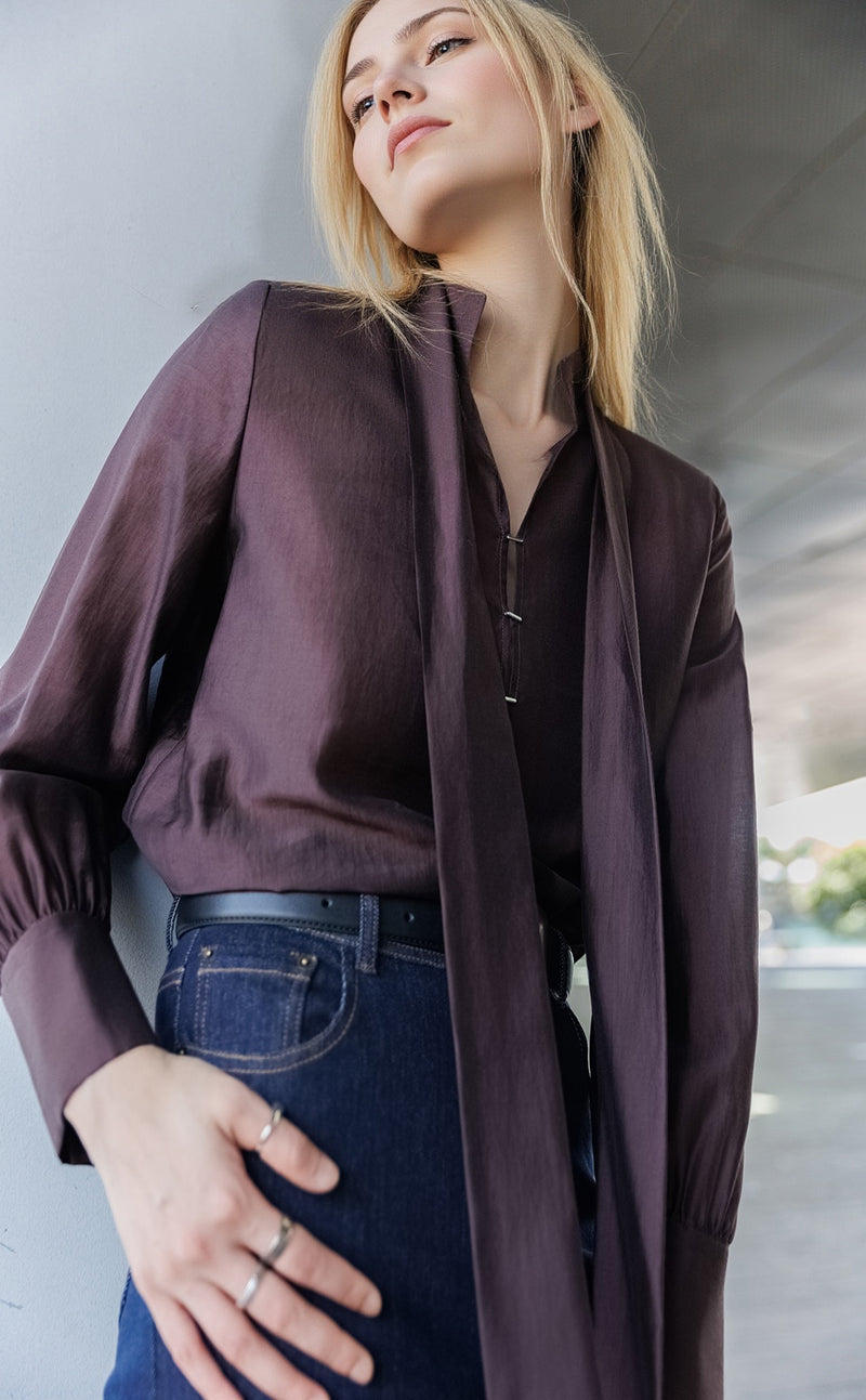 Tie Neck Blouse