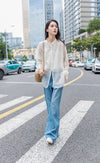 Transparent Button up Blouse