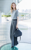 Belted Wide Leg Pants