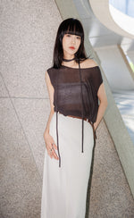 Tie Neck Knit Top