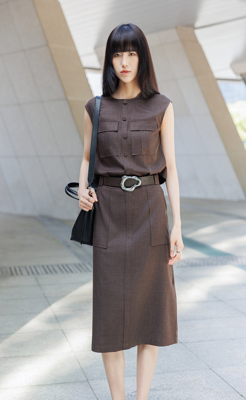 Patch Pocket Dress