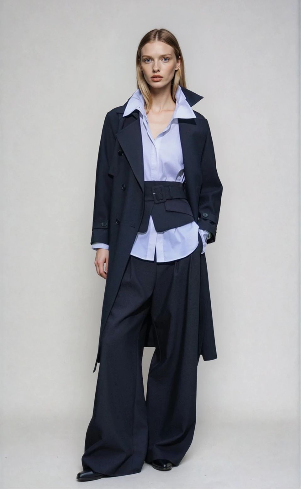 Coats - Trench - Double Breasted - Hand Sewn - Double Face - Down