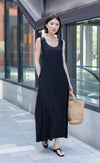 Sleeveless Linen Dress