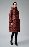 Oversized Hoodie Long Down Coat