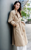 Gold Buckle Trench Coat