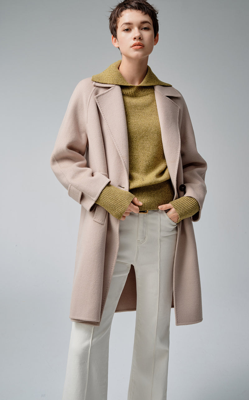 Double Breasted Wool Coat