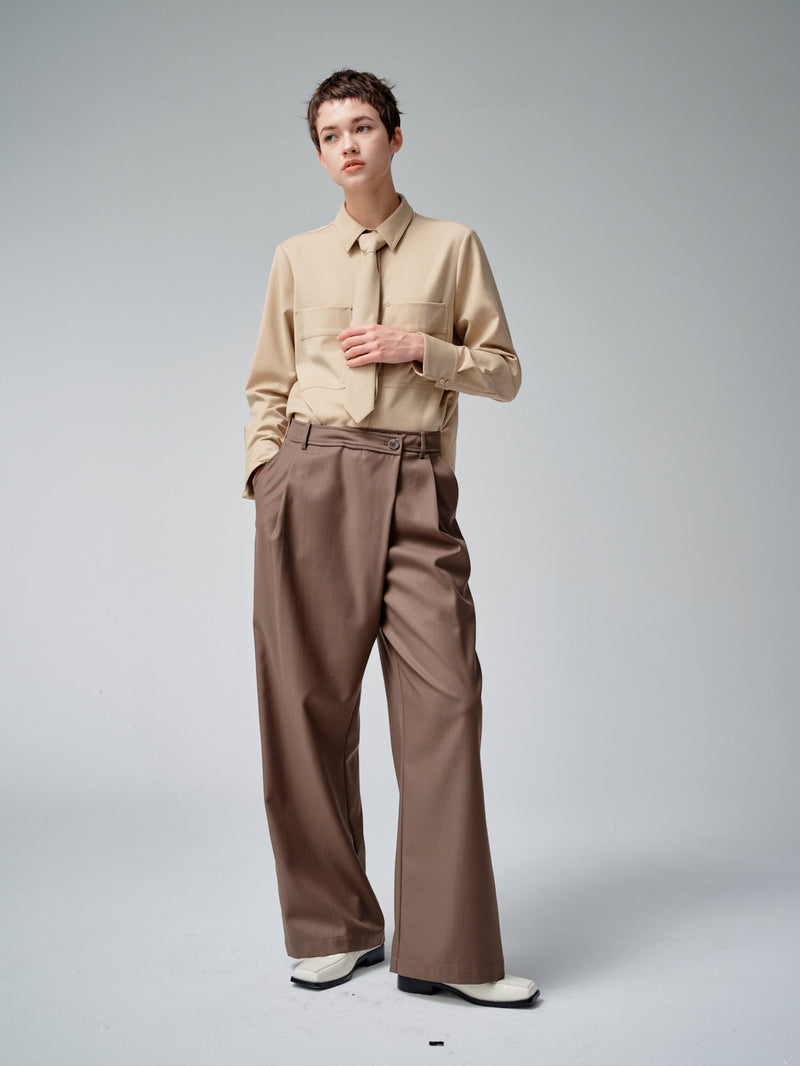 Side Button Pants