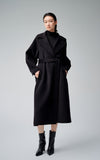 Fashion Sleeve Long Wool Coat