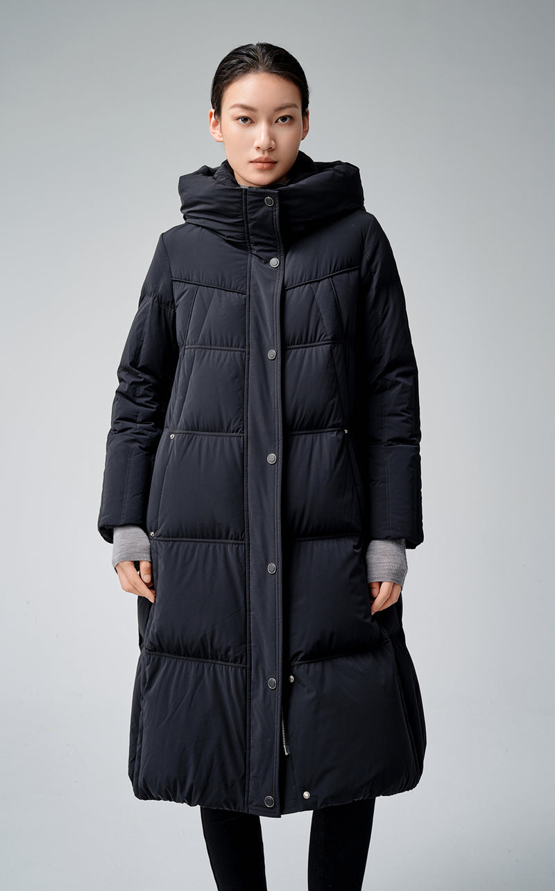 Hoodie Long Down Coat