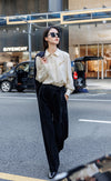 Side Knot Wide Leg Pants