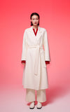 Belted Long Wool Coat