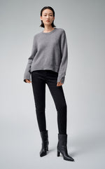 Front Split Cashmere Sweater