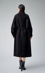 Fashion Sleeve Long Wool Coat