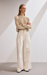 Pleated Wide Leg Pants