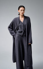 Long Open Front Cardigan