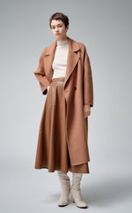 Oversized Double Breast Alpaca Wool Coat